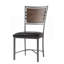 Ensemble de 2 chaises de style industriel
