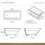 Rossendale 65-7/8" x 35-5/8" Undermount/Drop-In Bathtub in Volcanic Limestone with Internal Overflow Hole