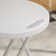 7 Pieces 2.6 FT Folding Round Table And Chair Set, Portable Commercial Card Dining Desk And Stools