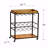 Basic Bar Cart With Wheels