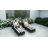 Outdoor Chaise Lounge Cushions Set of 2, Chaise Lounge Cushions with 6 Ties, High-Density Foam, 72 x 21.1 x 2.6 Inch Water-Repellent and UV-Resistant for Patio, Poolside, Black and White-1225578625