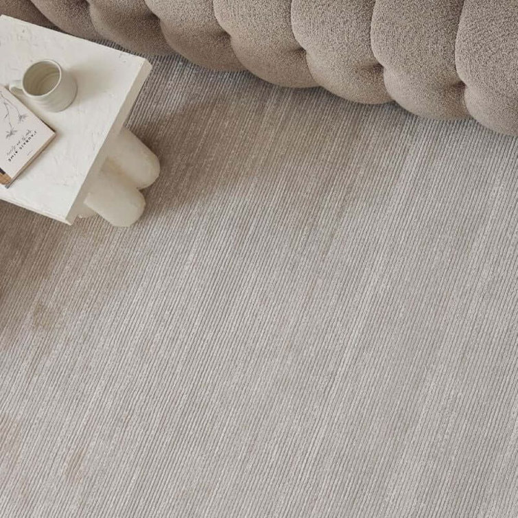 Carmel Modern Striped Beige Area Rug