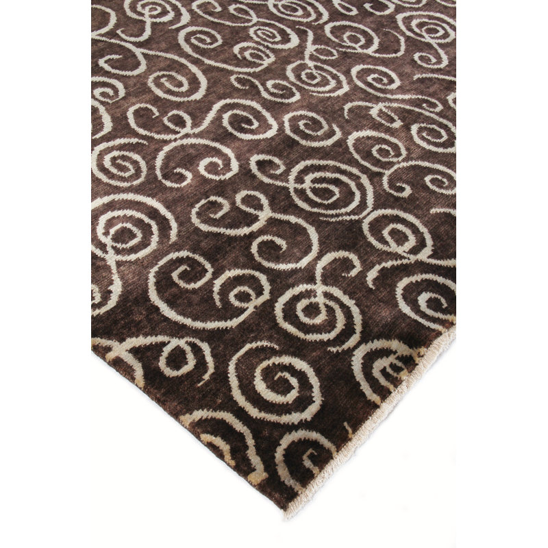 Metropolitan Hand Woven Wool Abstract Area Rug, Rectangle 6' x 9'