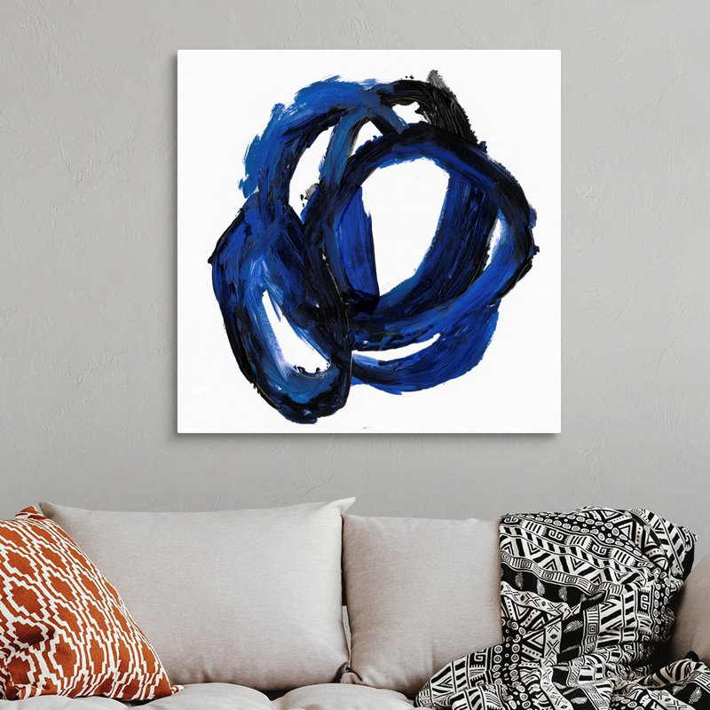 « Eternal indigo II » par PI studio-impression sur toile, Toile tendue, H 36 po x l 36 po x P 1,25 po