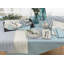 Ensemble de napperons blancs en mélange de coton 13 pi x l 19 po White Modern Stitched Line-1539381284-1539381287