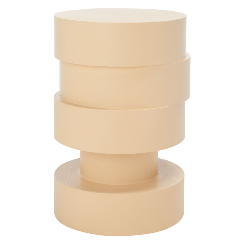 Alasha End Table, Cream