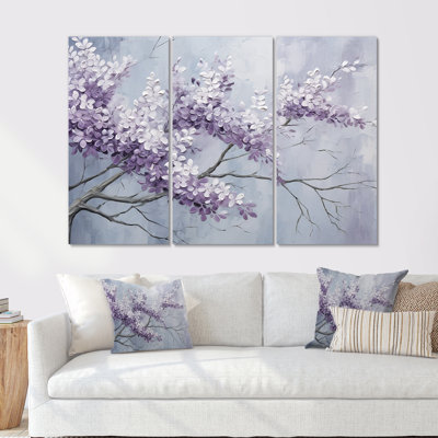 Ensemble d'art mural Maumelle - Lilas