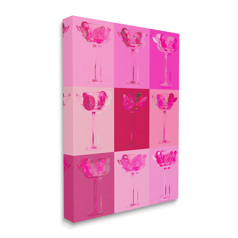 «Vivid Cocktail Abstraction» par Lil 'Rue, H 20 po x l 16 po