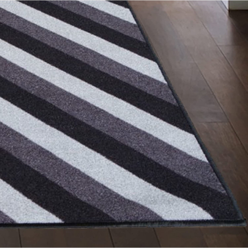 Lacy Striped Indoor / Outdoor Area Rug, Rectangle 120 x 170cm