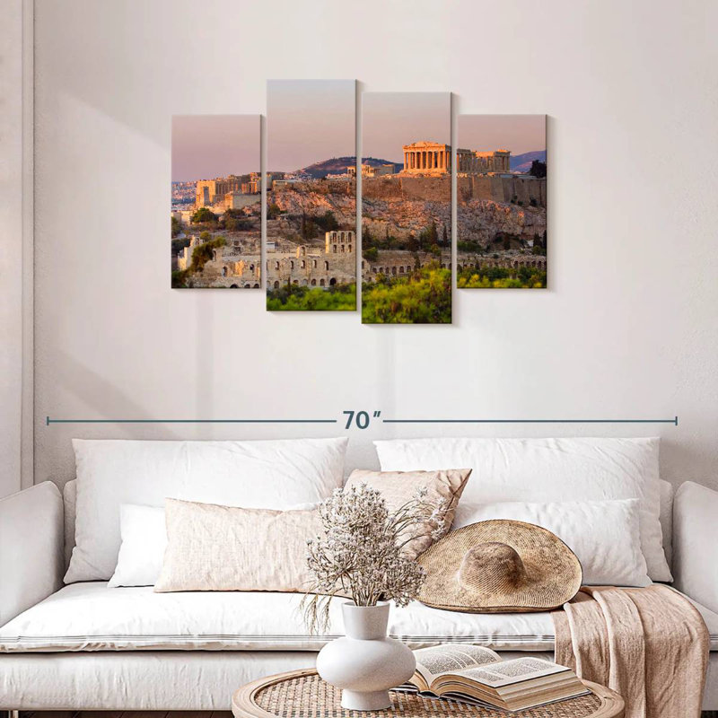 Nicci Acropolis Sunset, 27" H x 43" W