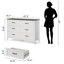 Commode double à 6 tiroirs Ahomly-80642012