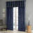 Andora Faux Silk Embroidered Single Window Valance-1540140034