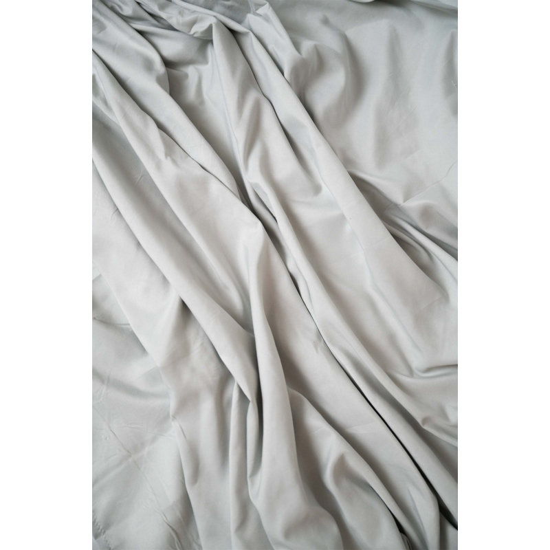 Premium Hypoallergenic Rayon From Bamboo Sheet Set for Beds, Ensuring Optimal Sleep Comfort, Pewter