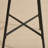 Patio Rattan Rock Slab Bar Table, Outdoor Round Small Bar Table For 4 People
