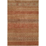 Ottinger Wool Floral Area Rug in Red/Brown