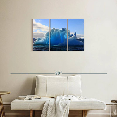Glacier Alvord artistique en Antarctique