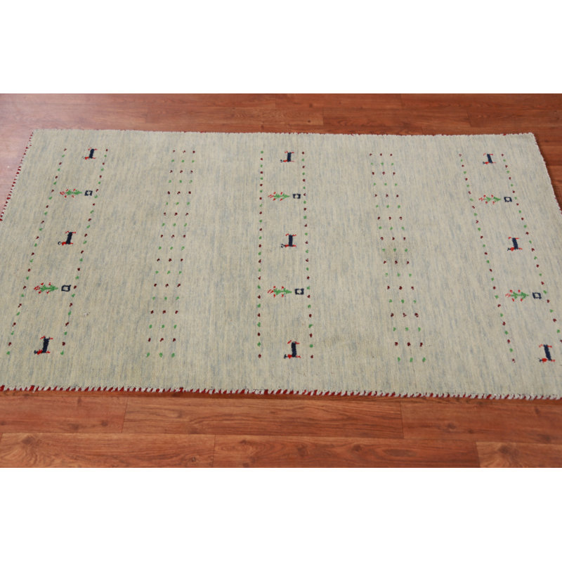 Tribal Gabbeh Oriental Accent Rug 3x5