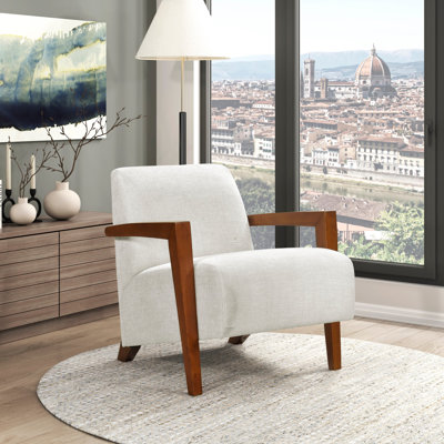 Mobilier de salon de luxe ultra-moderne en mousse et tissu avec coussin de siège en mousse et bois massif 1pc