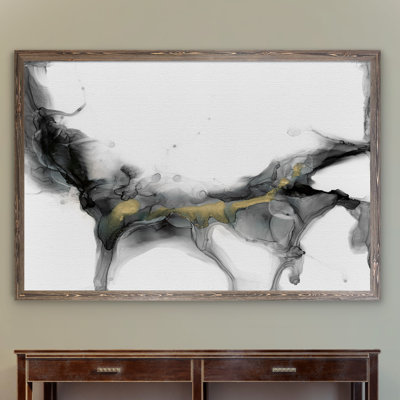 « golden precipice ii » par paul cezanne-reproduction d’art sur toile encadrée