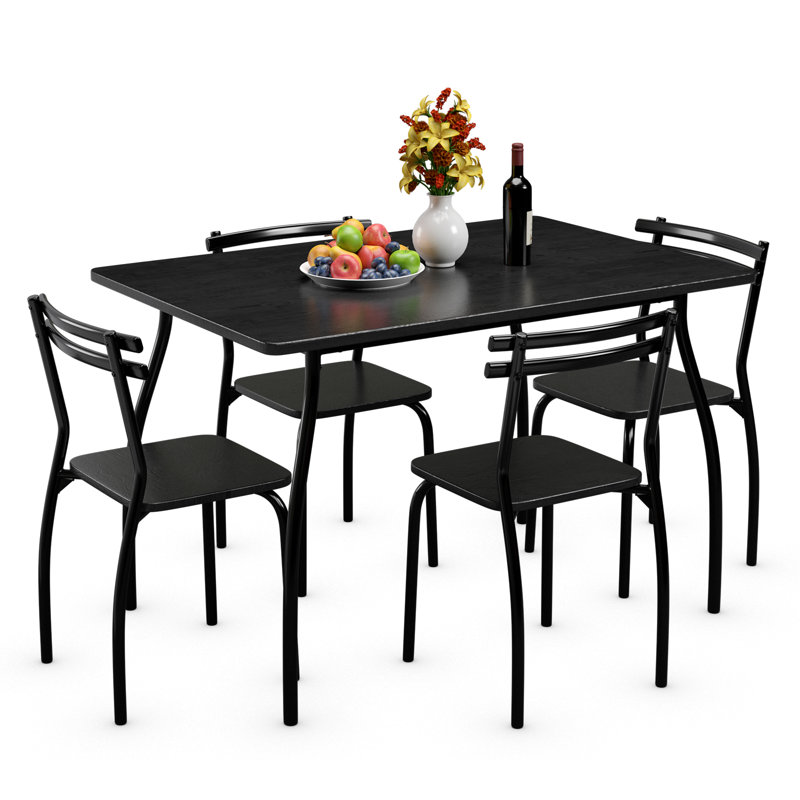 Mulvey 4 - Person Four Leg Dining Set