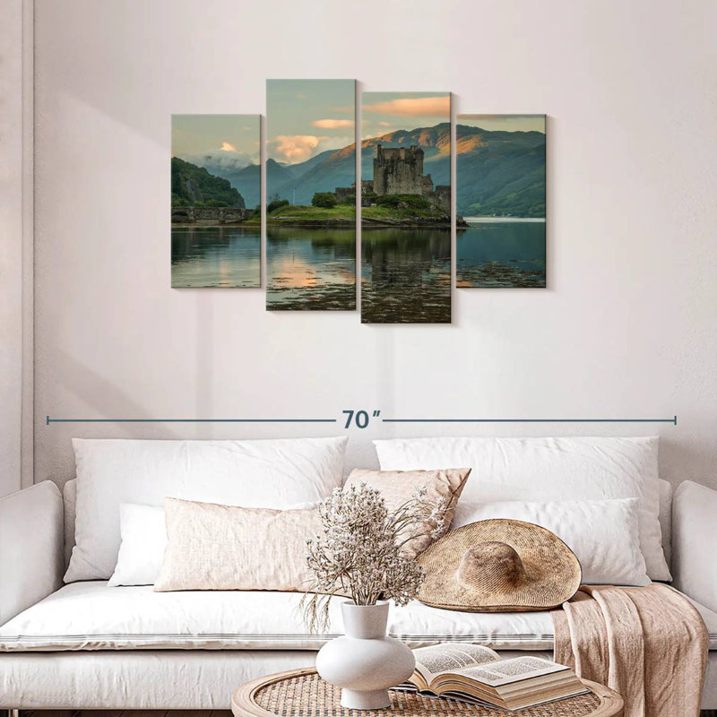 Lilie Eilean Donan Castle West, H 27 po x l 43 po