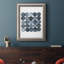 «Blue Grey Density I», reproduction sur toile encadrée-850052052