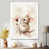 White Picture Framed