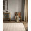 Tapis beige / gris clair à rayures fait à la main Ebern Designs Ascent (nuance de 18 po)