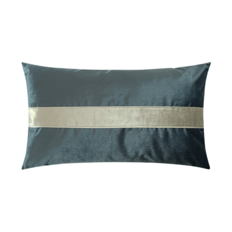 Iridescence Band Decorative Pillow, Citron, Rectangle 14"H x 24"W