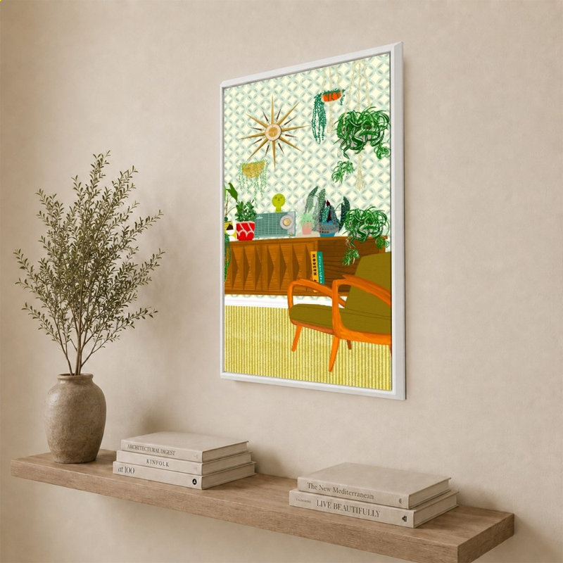«Plant Living Room» par Jen Bucheli - Impression sur toile
