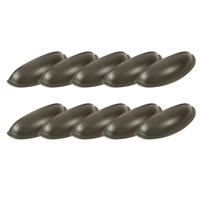 West Side 3" Center to Center Drawer Cup/Bin Pull Multipack, Oil Rubbed Bronze