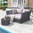 Averiee 2 - Person Patio Conversation Sets with Cushions-184499510