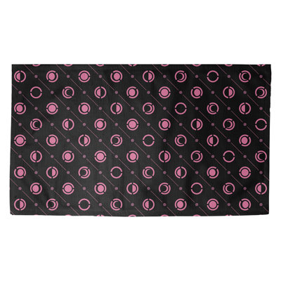 Mauve phases de lune/Tapis décoratif rose