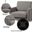 Upholstered Swivel Armchair-1711630850