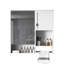 Armoire de salle de bain - et fonctionnelle 29 po x 28 po avec miroir pour un rangement pratique