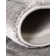 Tapis gris argenté à motif géométrique glam