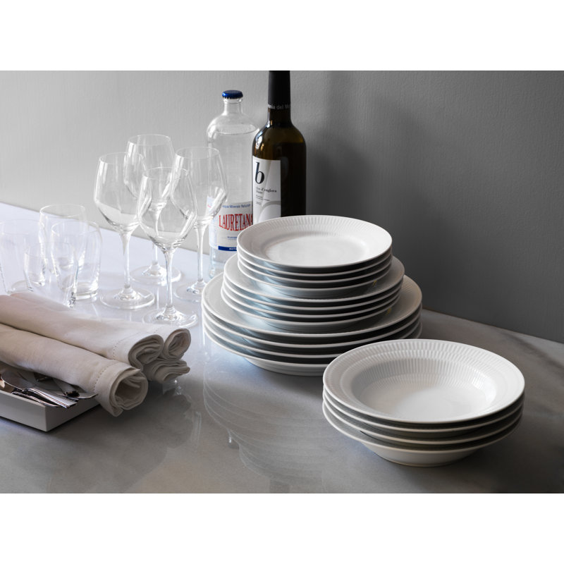 Royal Copenhagen White Fluted 4.6 oz. Soup Bowl