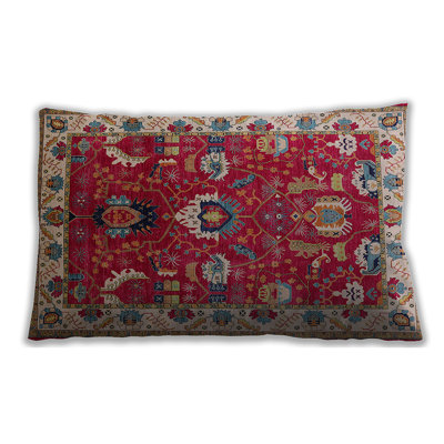 Kalanchoe Damask Outdoor Throw Pillow