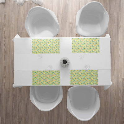 Polyester Abstract Rectangle Placemat