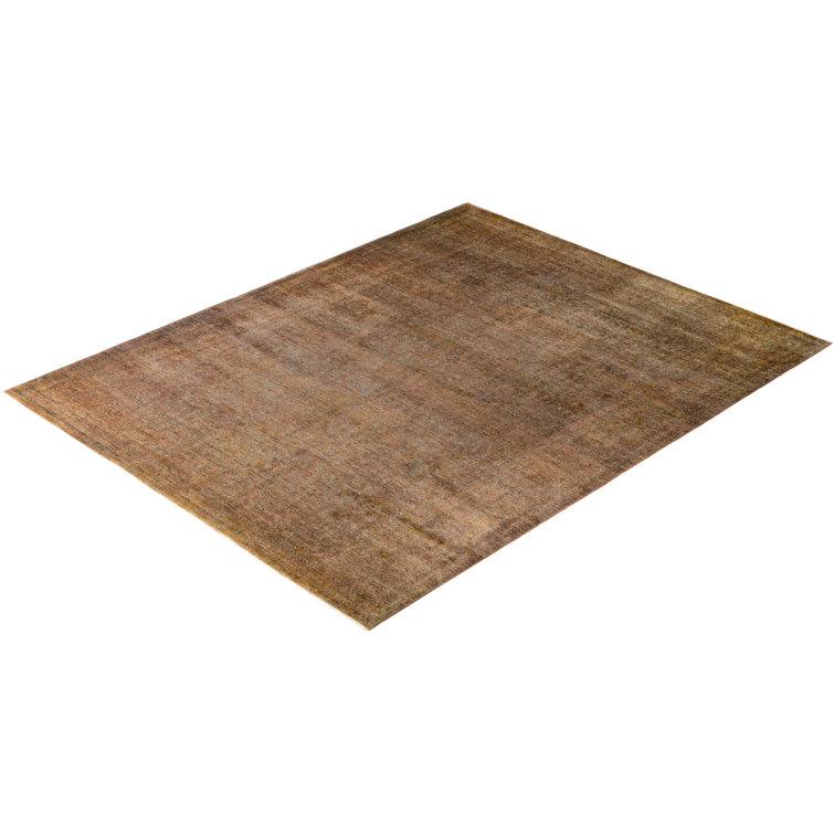 Huckstep One-of-a-Kind 9' 1" X 11' 4" Wool Area Rug Green