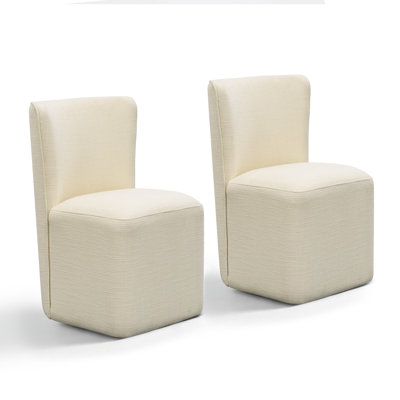 Madison Park Vela Dining Chair With Castors, Set Of 2