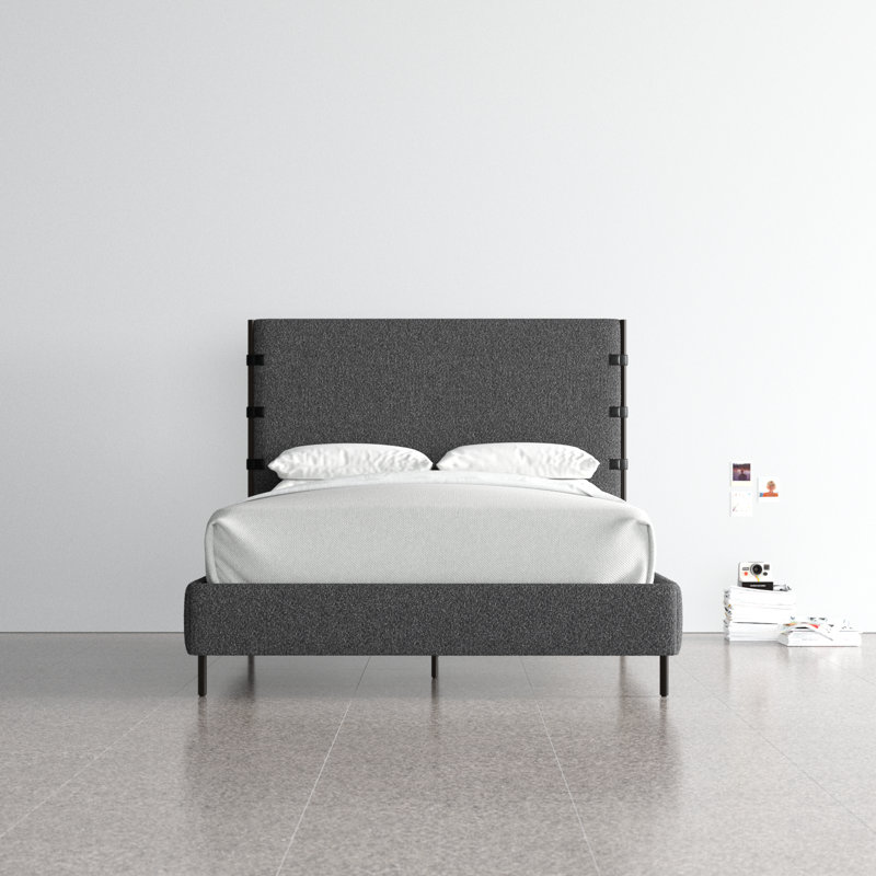 Elmfield Upholstered Metal Standard Bed, Queen
