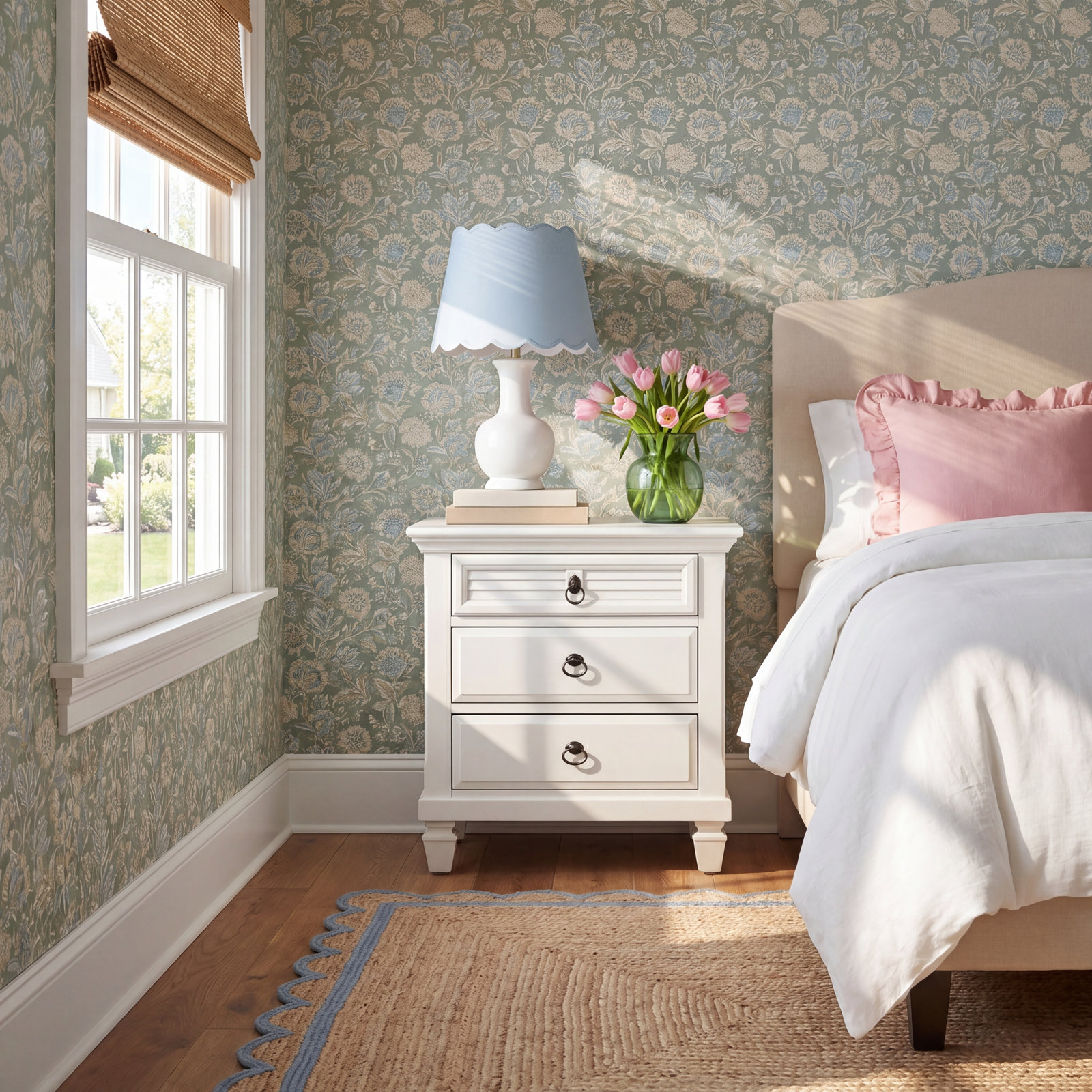 Gleda Pine Nightstand
