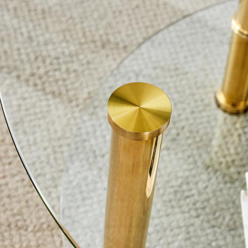 Table basse Contemporary, Doré