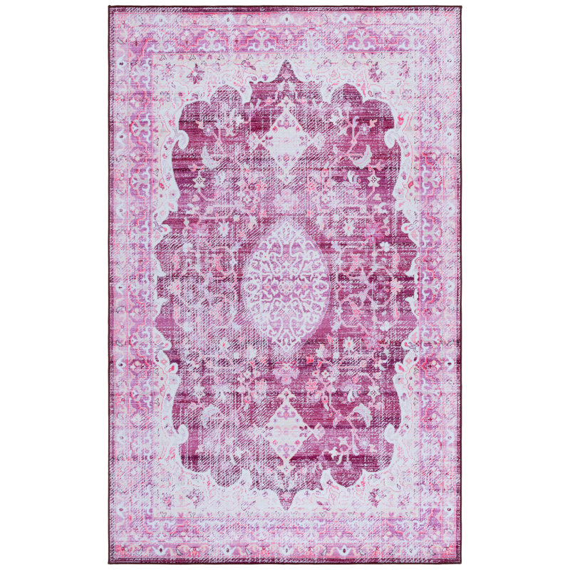 Tapis oriental performant lavable à la machine Tucson, Rectangle 4pi x 6 pi