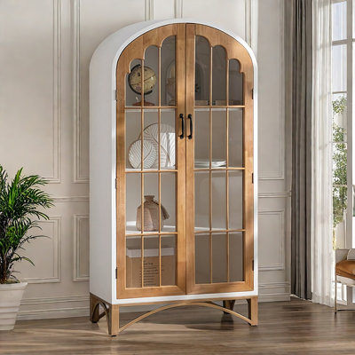 Vintage Vaulted Freestanding Bookcase