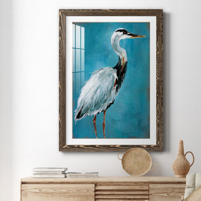 Great Blue Heron I - peinture encadrée