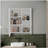 White Wall-Mounted Bathroom Cabinet with Mirror