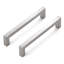 Nouvelle collection de poignées carrées géométriques en nickel satiné, entraxe de 128 mm (5 po)-121665245-121665249