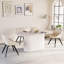 63" Medieval Modern Style MDF Dining Table And Metal Leg PU Decorative Chairs. Assemble Desktop And Artificial Leather Dining Chair Set, Suitable For Home& Kitchen-1173291877-1173291878